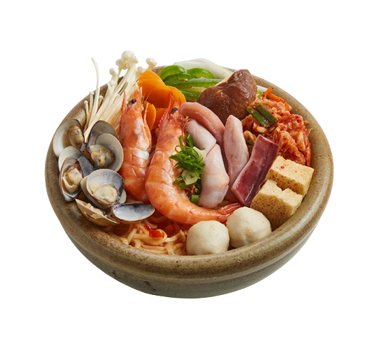 釜山泡菜海鮮炙麵